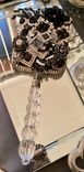 Rhinestone And Black Jeweled Hand Mirror 4 small