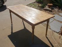 Rustic Pine Farmhouse Dining Table 1 small