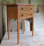 Shaker Style Table From Maple And Curly Maple 1 small