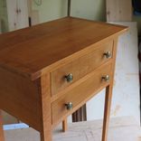 Shaker Style Table From Maple And Curly Maple 5 small