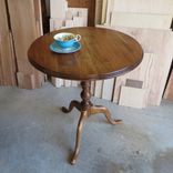 Maple Candle Stand Pedestal Table 2 small