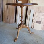 Maple Candle Stand Pedestal Table 5 small