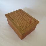 Small Wooden Box From Mahogany, Cherry, Sapele, Sycamore, Walnut And Oak 1 small