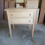 Shaker Style Two Drawer Table In Maple 1 small