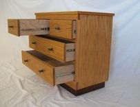 Oak Chest Of Drawers 2 small