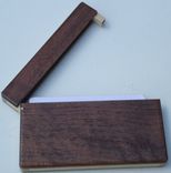 Personalized Magnetic Brass-Hinged Business Card Holder / Case 5 small