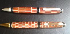 Handmade / Hand Crafted Segmented Wooden Pen, Ballpoint, Rollerball, Or Fountain 5 small