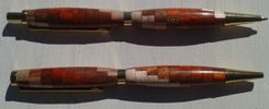 Handmade / Hand Crafted Segmented Wooden Pen, Ballpoint, Rollerball, Or Fountain 4 small