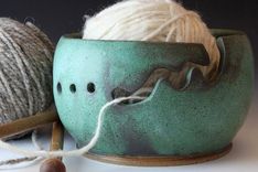 Ceramic Yarn Bowl 4 small