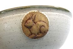 Bunny Bowl Ceramic Serving Bowl 2 small