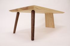 Mid Century Modern Ash And Walnut Coffee Table 3 small