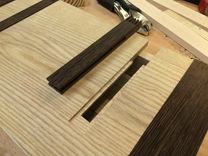 Ash And Wenge Jewelry Box With Wood Hinges 5 small