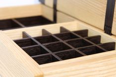 Ash And Wenge Jewelry Box With Wood Hinges 1 small