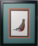 Birds - Cardinal Quilled And Framed Wall Art New Hampshire Birds 3 small