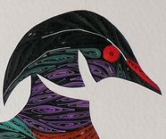 Ducks - Wood Duck Quilled And Framed Wall Art New Hampshire Ducks 6 small