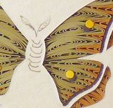Butterflies - Quilled Swallowtail Butterfly Miniature Wall Art Framed 2 small