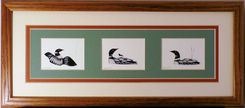 Quilled Triple Miniatures Wall Art Framed 1 small