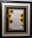 Wedding Invitation Quilled Keepsake Framed Wall Art Custom 3 small
