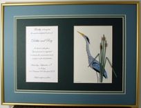 Quilled Wildlife Wedding Invitation Keepsake Custom 4 small