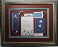 Quilled Wildlife Wedding Invitation Keepsake Custom 5 small