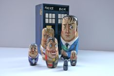 Doctor Who Nesting Doll Set With T.A.R.D.I.S. Box 4 small