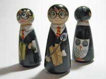 Personal Peg People Statuette 3 small