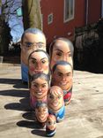 Family Nesting Doll Set 2 small