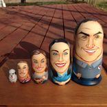 Family Nesting Doll Set 3 small