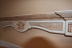 Solid Maple Carved Mantel 2 small