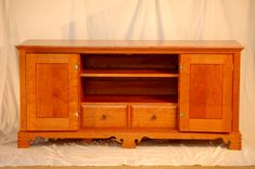 Traditional Style Media Cabinet / Tv Console 2 small