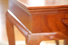 Curly Cherry Queen Anne Tea Table 6 small