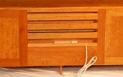 Traditional Style Media Cabinet / Tv Console 5 small