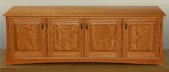 Asian Inspired Media Cabinet In Curly Cherry 1 small