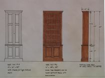 Cherry Bedroom With Home Office Built-In 4 small
