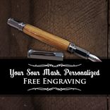 Bourbon Whiskey Barrel Writing Pens 1 small