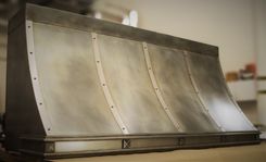 #19 Custom Zinc Range Hood With Decorative Molding 1 small