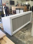 #1 Gloss White Reception Counter With Led Light 5 small