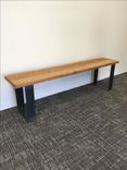 #31 Remarkable Reclaimed Wood Bench With Hot Rolled Steel Legs 1 small