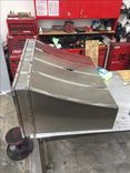 #34 Brushed Stainless Steel Range Hood With Custom Squares 2 small