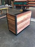 #37 Custom Red Wood Economy Style Desk 1 small
