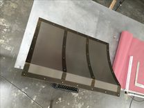 #40 Riveted Brass Straps And Patina Zinc Range Hood 1 small