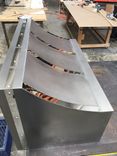 #43 Non- Directional Stainless Steel Hood With Enunciated Stainless Straps 6 small