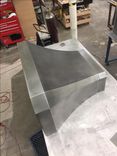 #87  Custom Hand Crafted Zinc Range Hood With Medium Patina 2 small