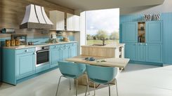 #96 White Powder Coated Range Hood With Mirrored Crown And Straps 3 small