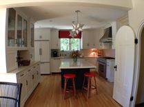 #107 Non-Directional Stainless Steel Hood With Curved Sides And Mirrored Straps 4 small