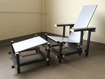 Gray Black Chair & Ottoman 1 small