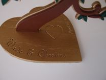 W&C Wedding Cake Topper 2 small