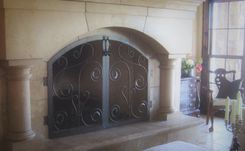 Metal Fireplace Screen 1 small