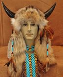 Imitation Native American Medicine Man Head (Inh108) 2 small