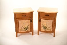 Lacewood Bedside Cabinets 1 small